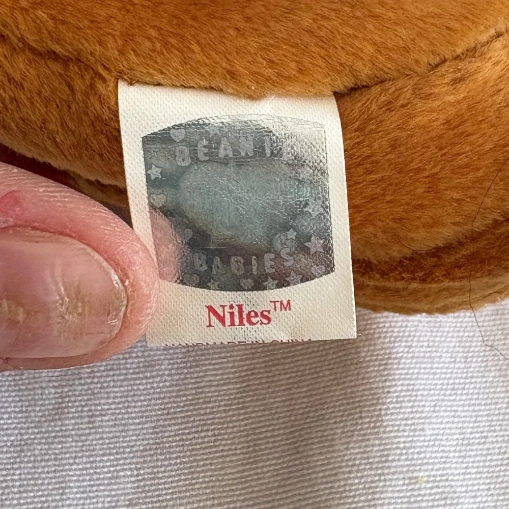 Ty Beanie Babies Niles the Camel Tan‎ Plush Stuffed Animal 2000 Retired 7 inch
